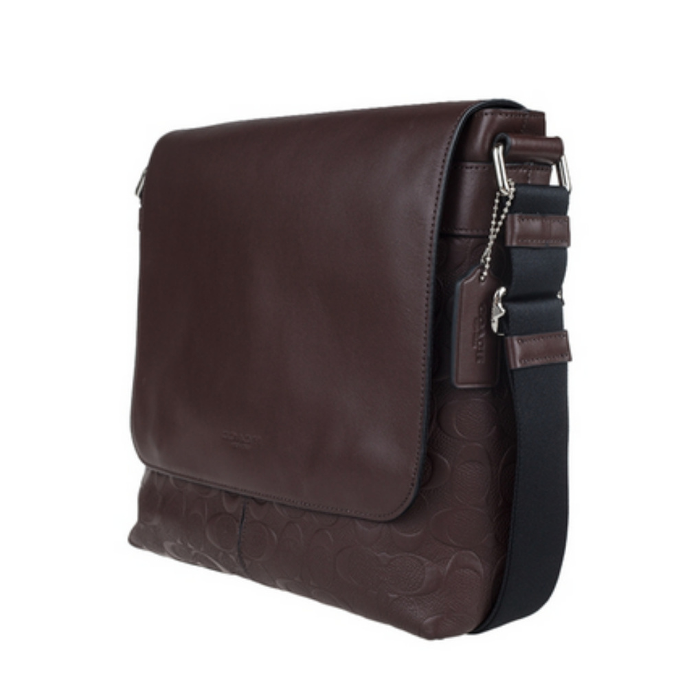 Coach Men's Leather Messenger Bag